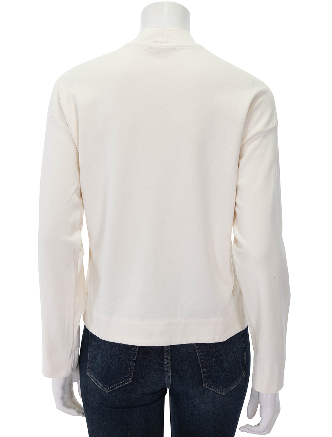 ponte mockneck in cream