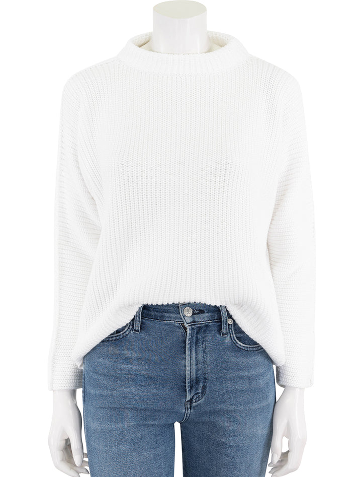 montecito sweater in white