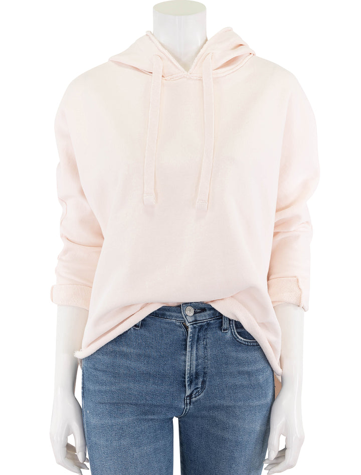 kane capelet hoodie in petal