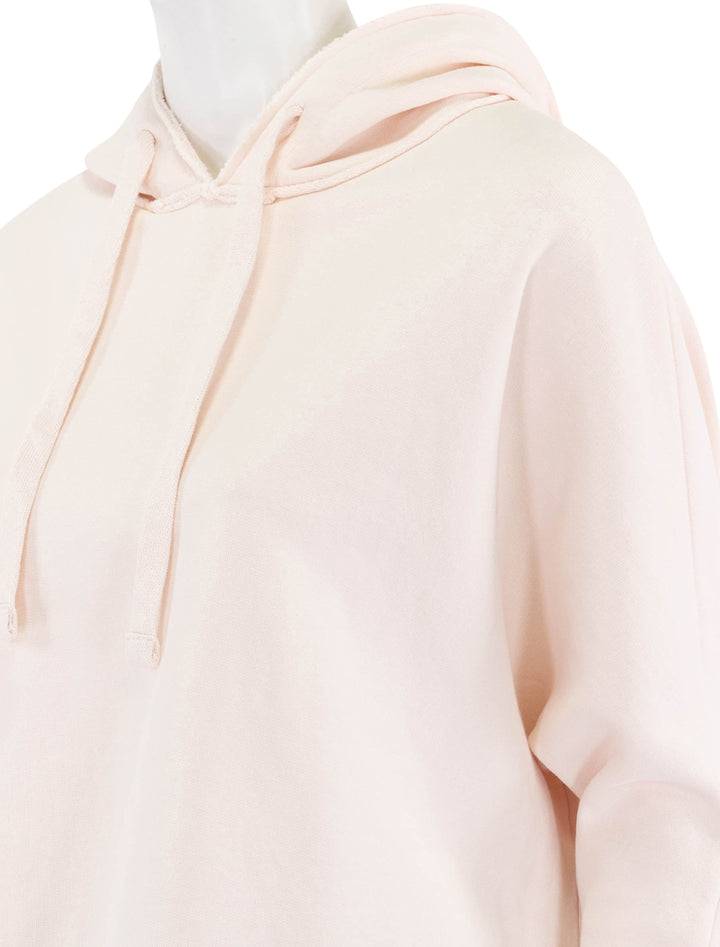 kane capelet hoodie in petal