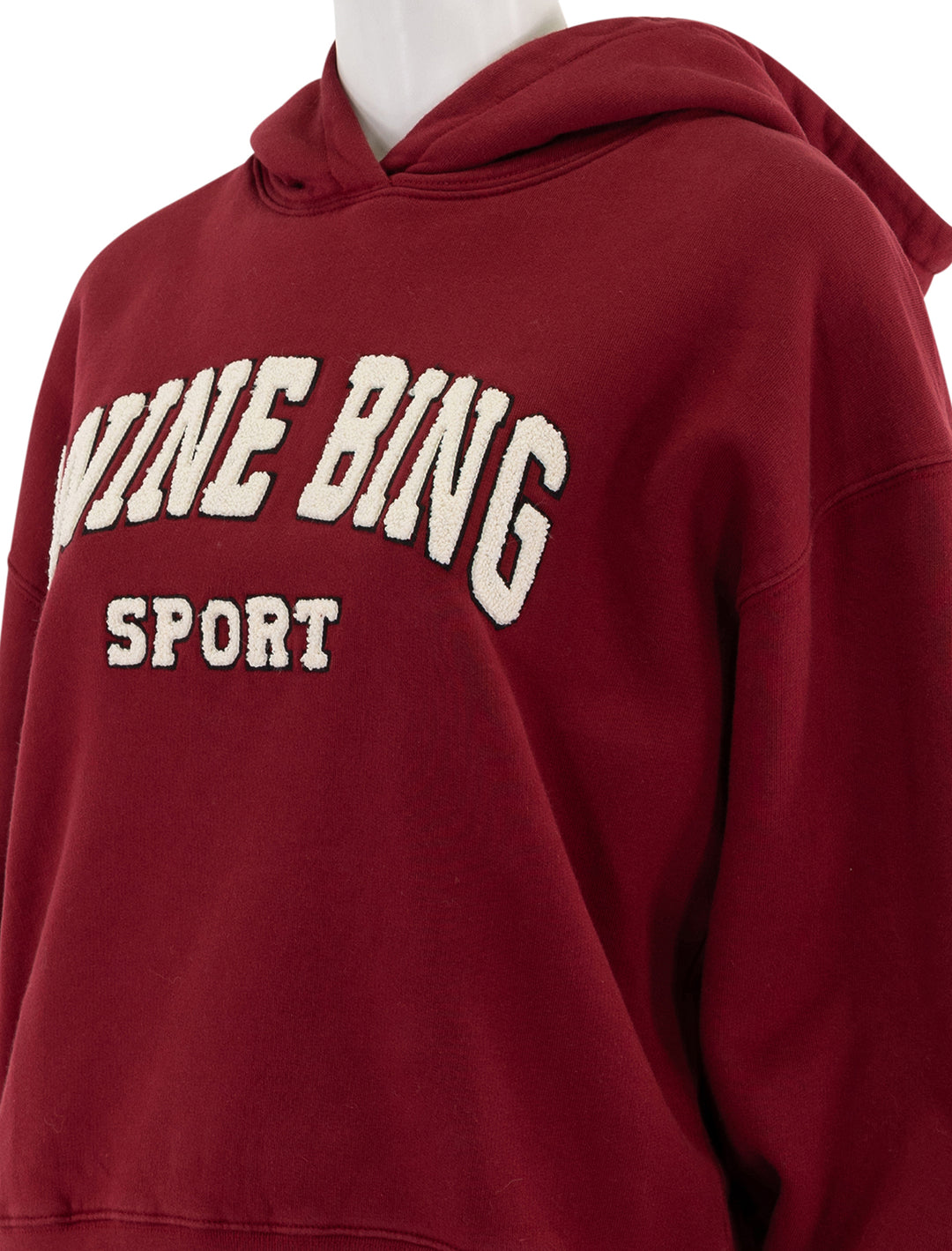 alec hoodie sport in cabernet