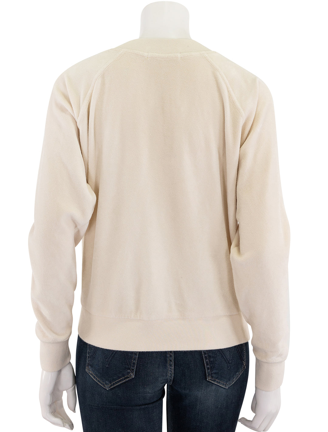 ember velour sweatshirt in sugar