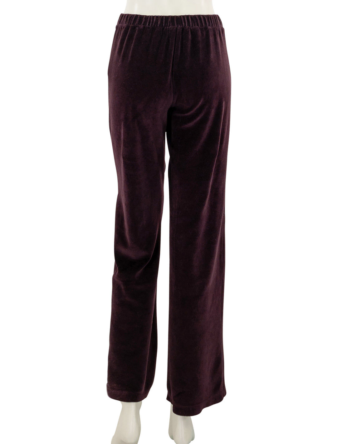 holly velour sweatpant in blackberry