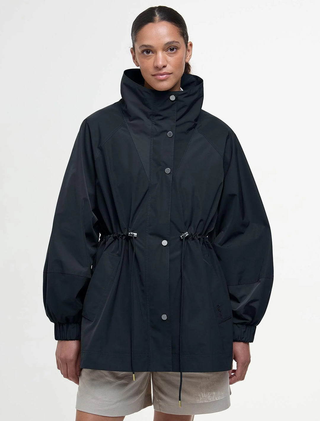 suri showerproof jacket in black