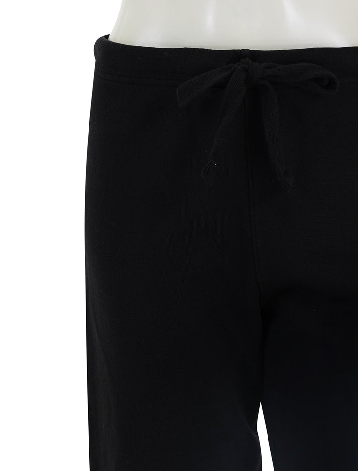 close up view of catherine favorite sweatpant in black