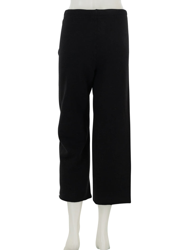 back view of catherine favorite sweatpant in black