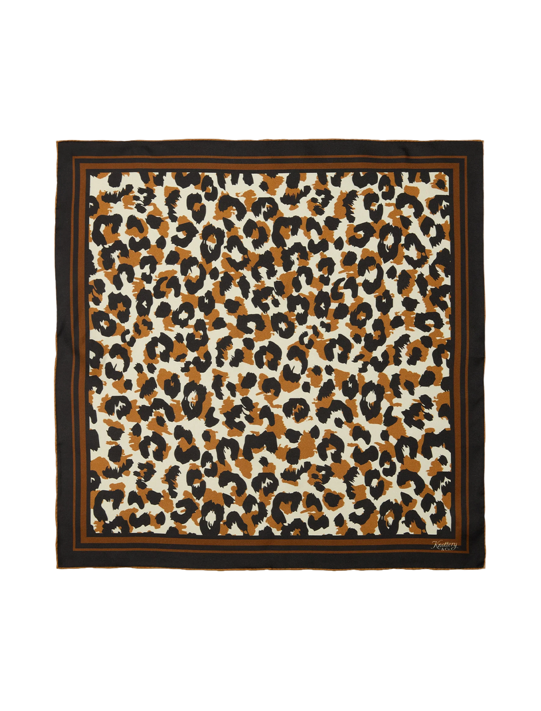 leopard silk bandana