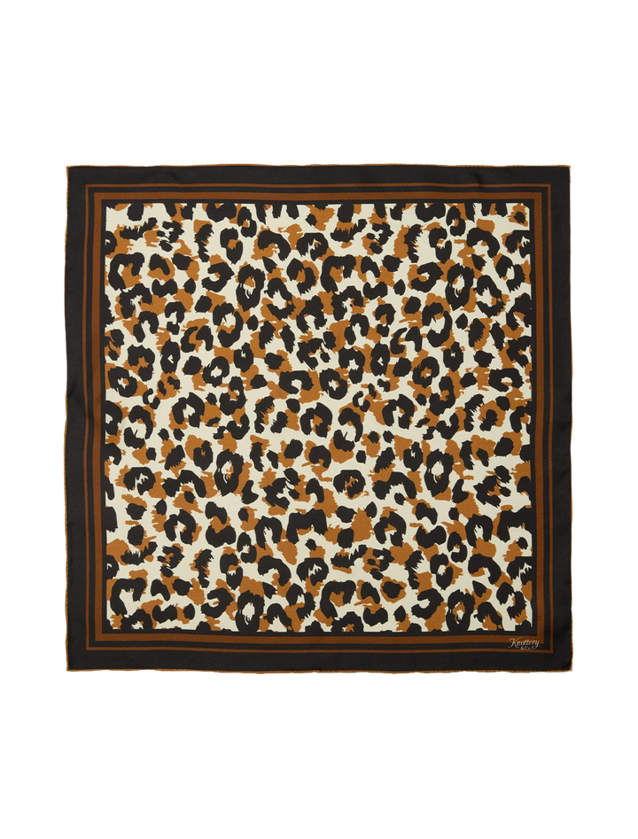 leopard silk bandana
