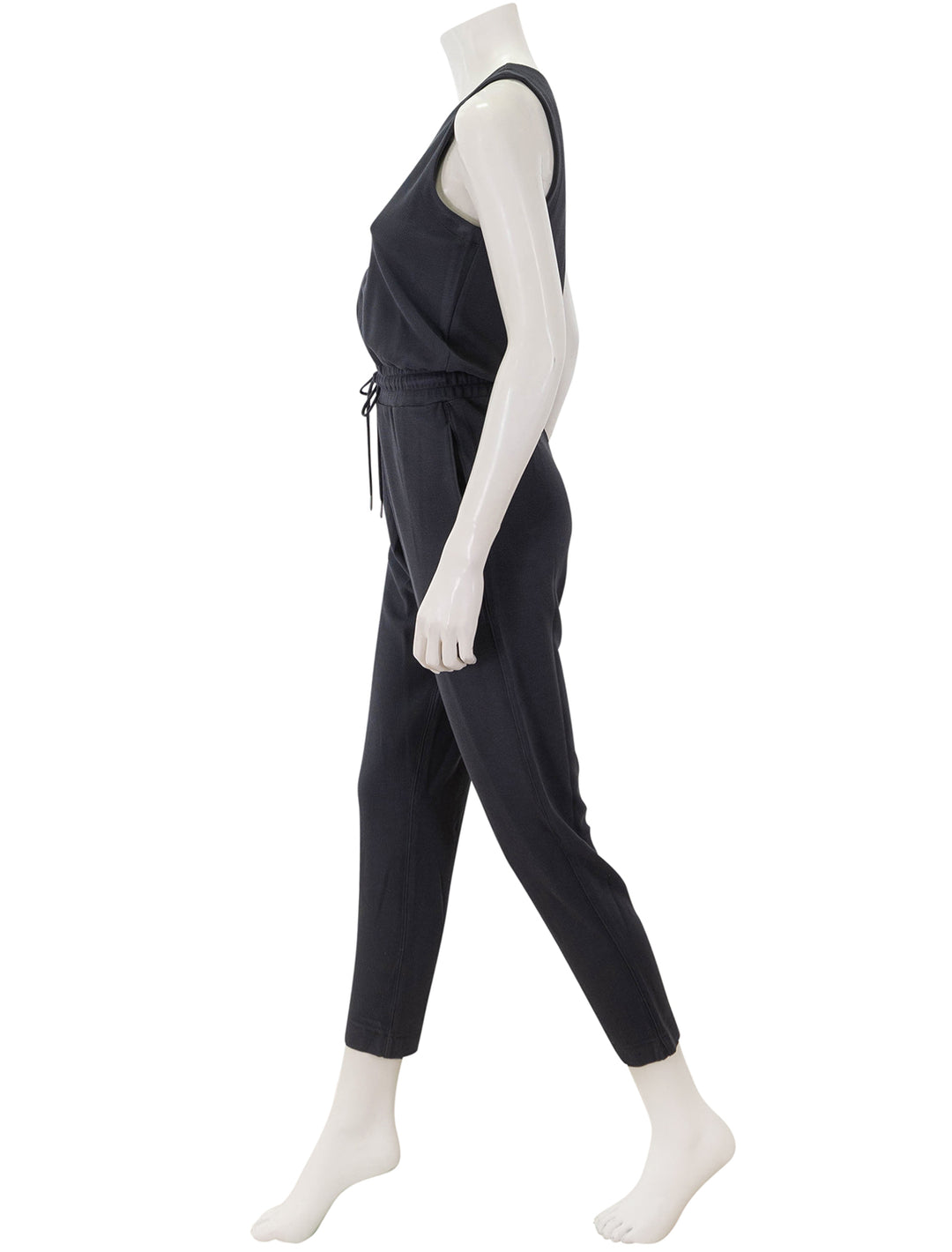 waffle scuba tank jumpsuit in lead