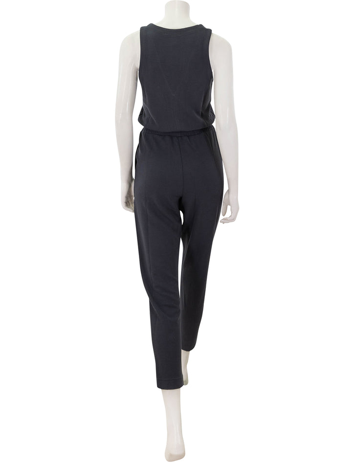 waffle scuba tank jumpsuit in lead