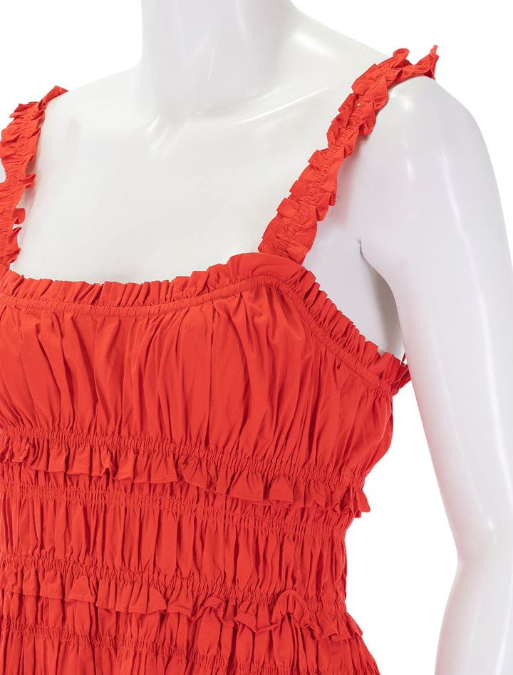 marianne dress in carmine