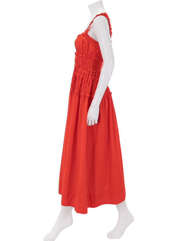 marianne dress in carmine