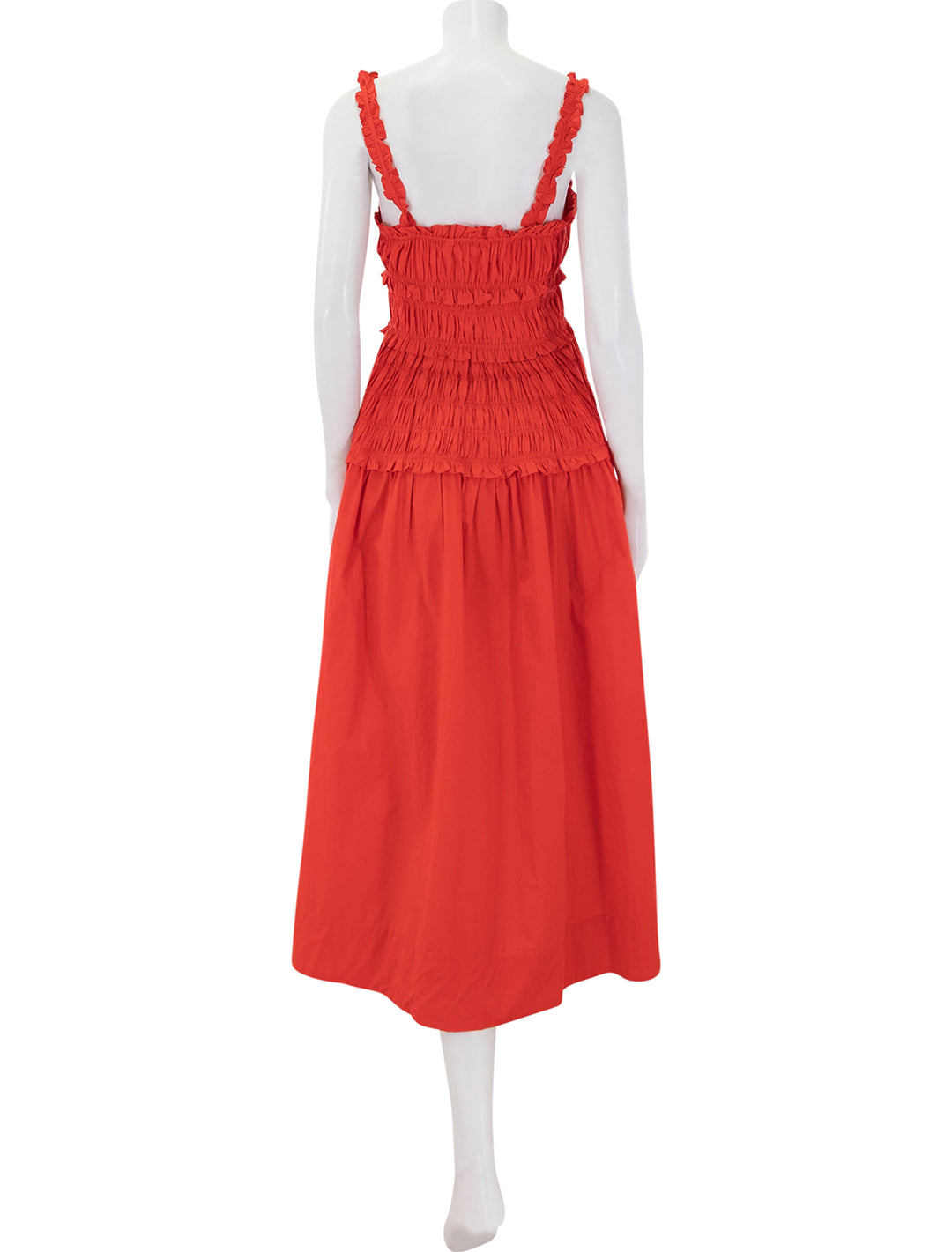 marianne dress in carmine