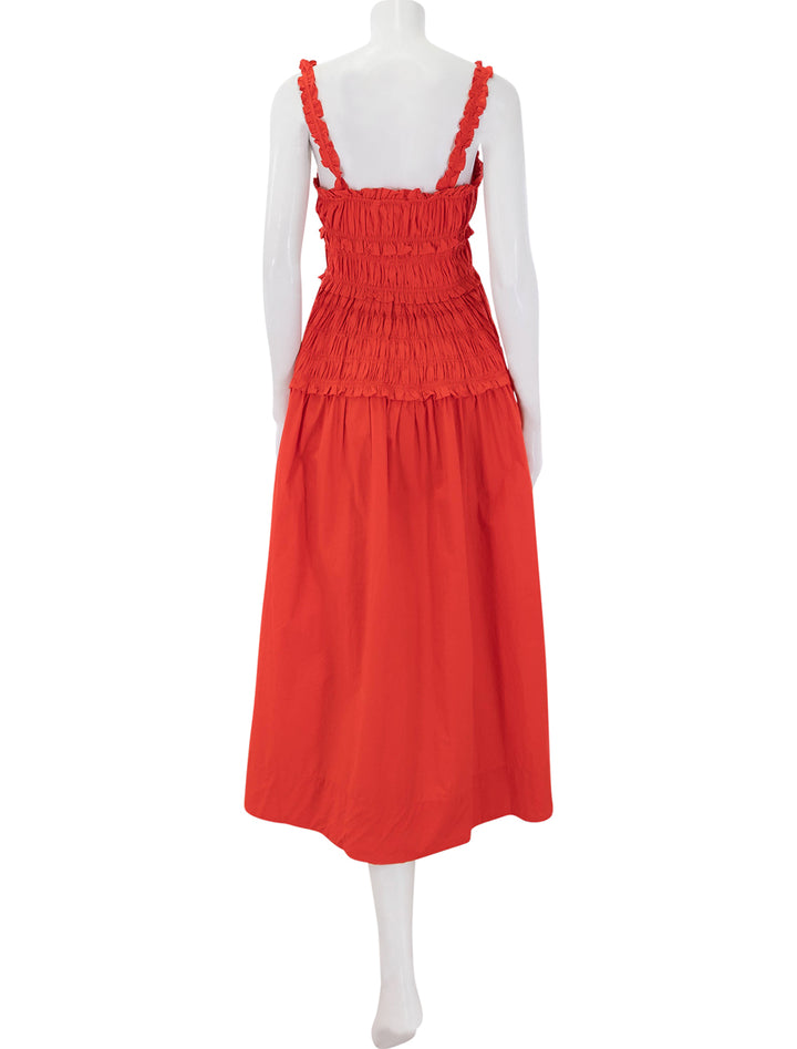 marianne dress in carmine