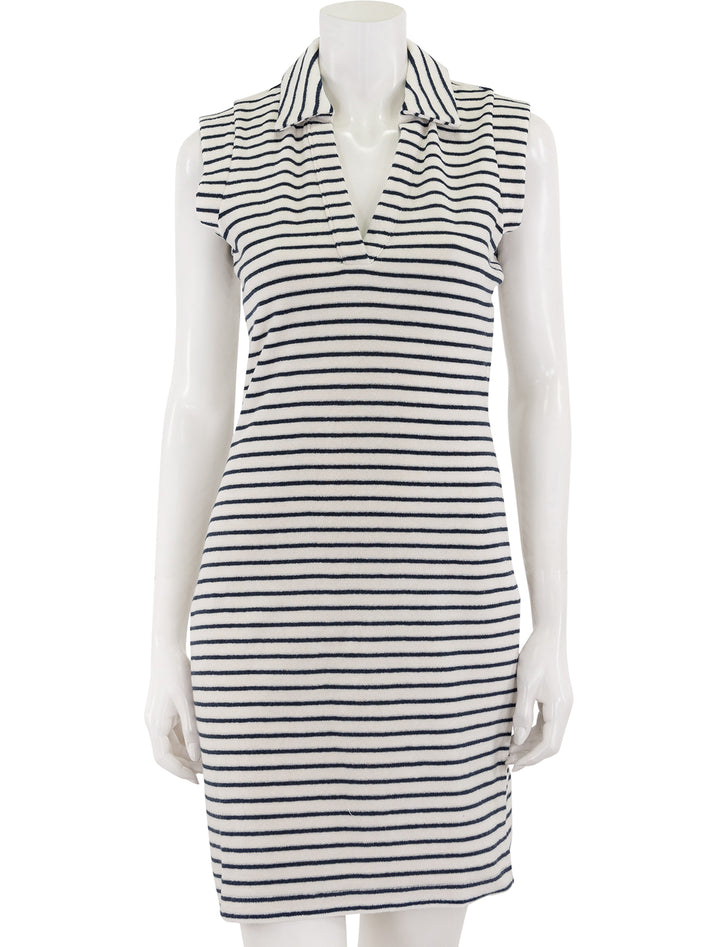 amira dress in sailor stripe