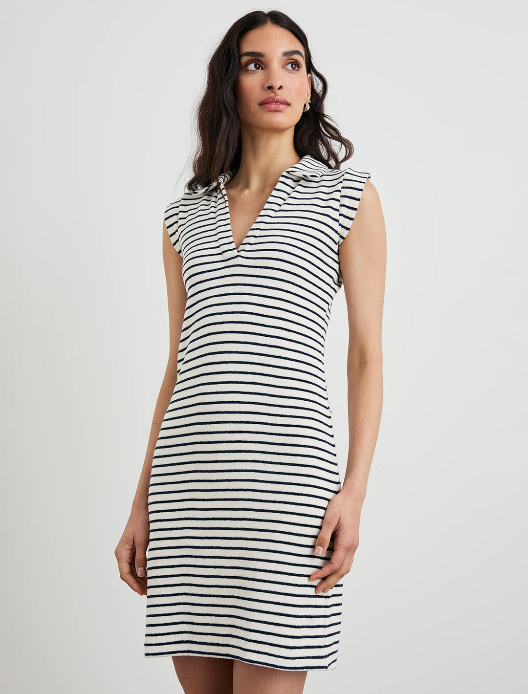 amira dress in sailor stripe