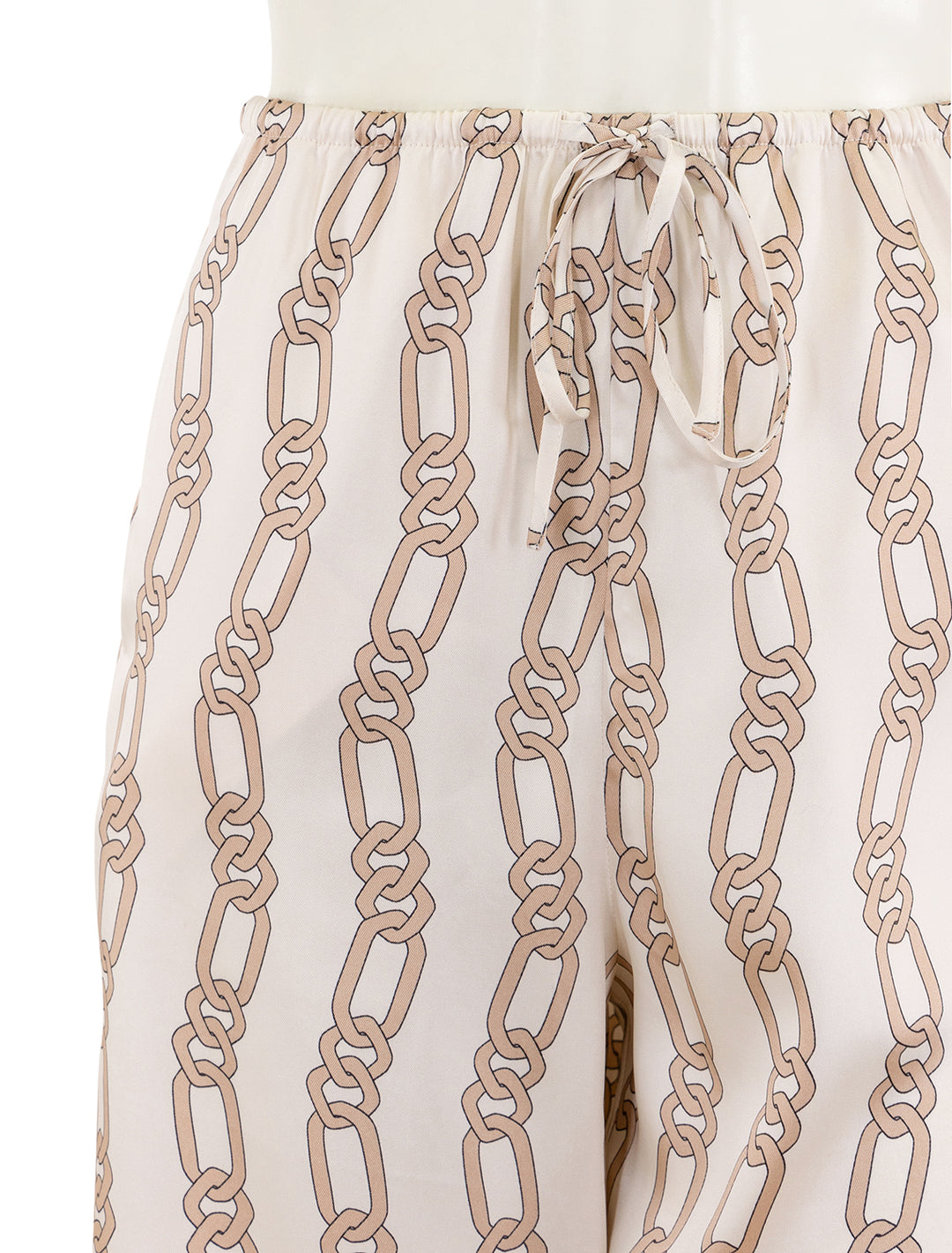 damani pant in ivory gold link print