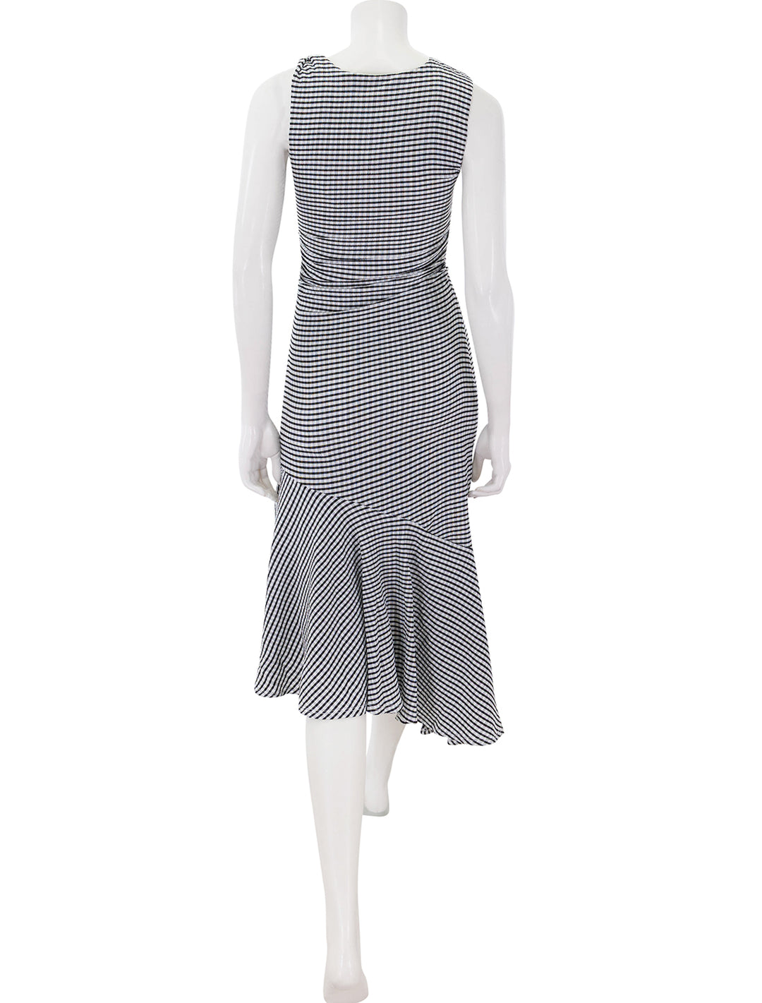 daija dress in black gingham