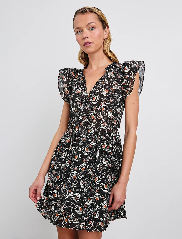 zinnia dress in cassia print