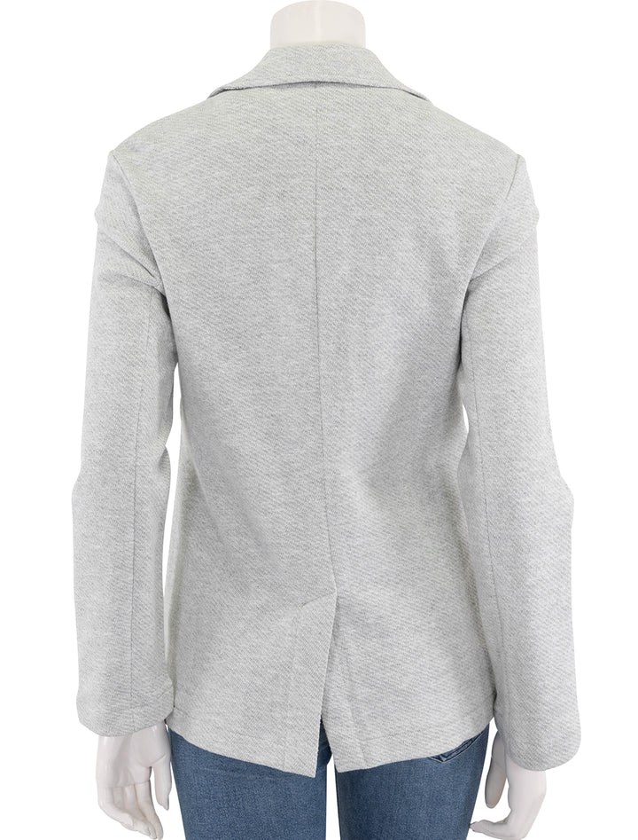 inlet knit blazer in heather grey