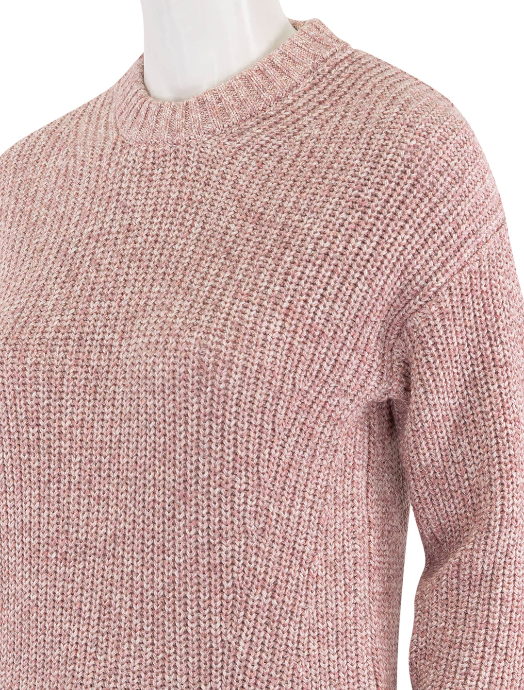 sunwashed fisherman sweater in seashell blush