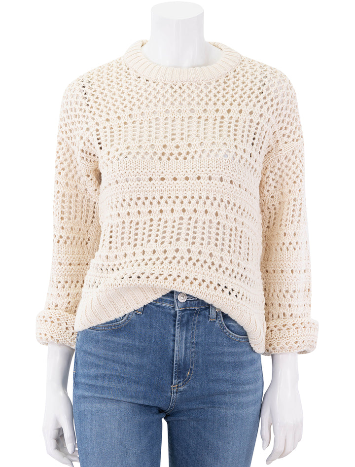 whitecap sweater in cream