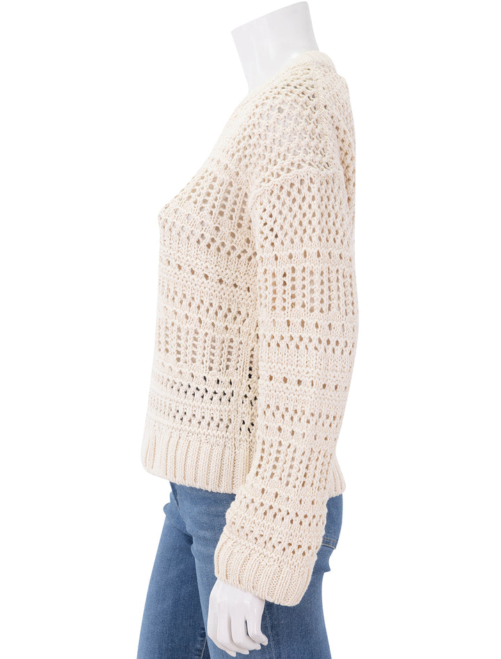 whitecap sweater in cream
