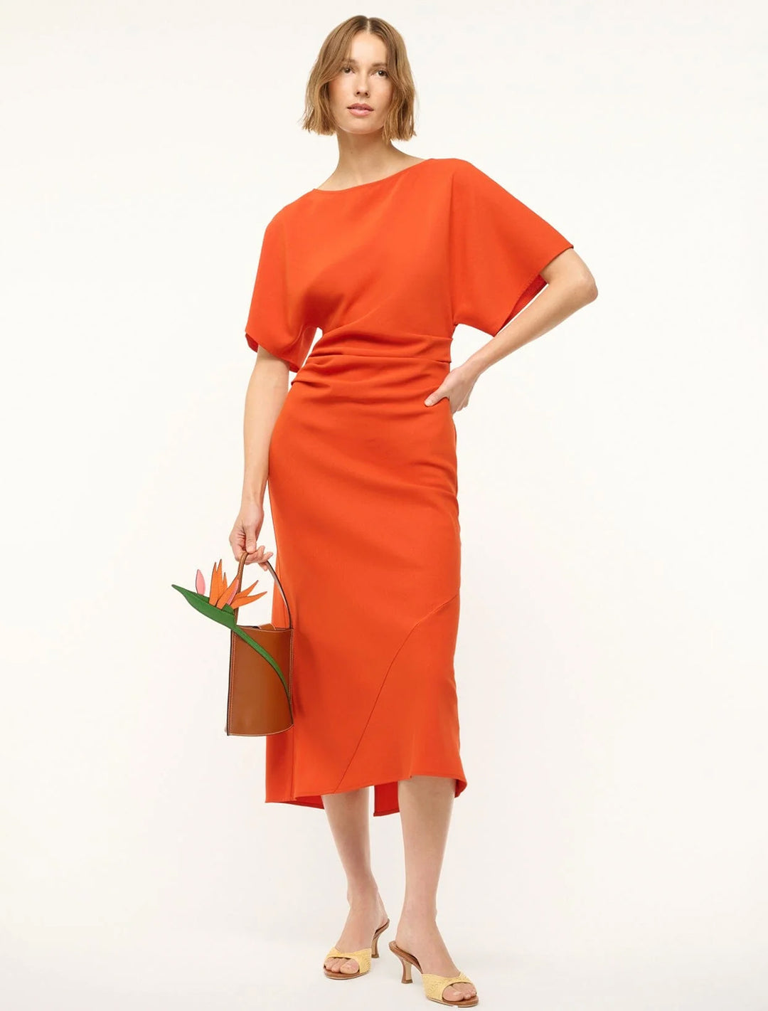 amelie dress in cayenne