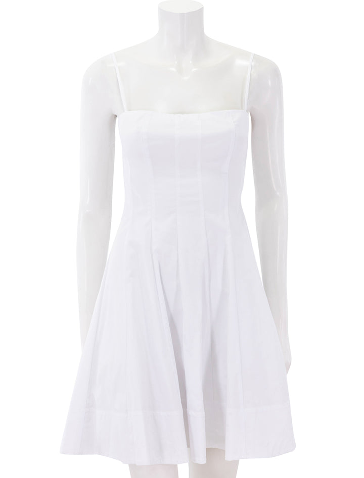 wylie mini dress in white