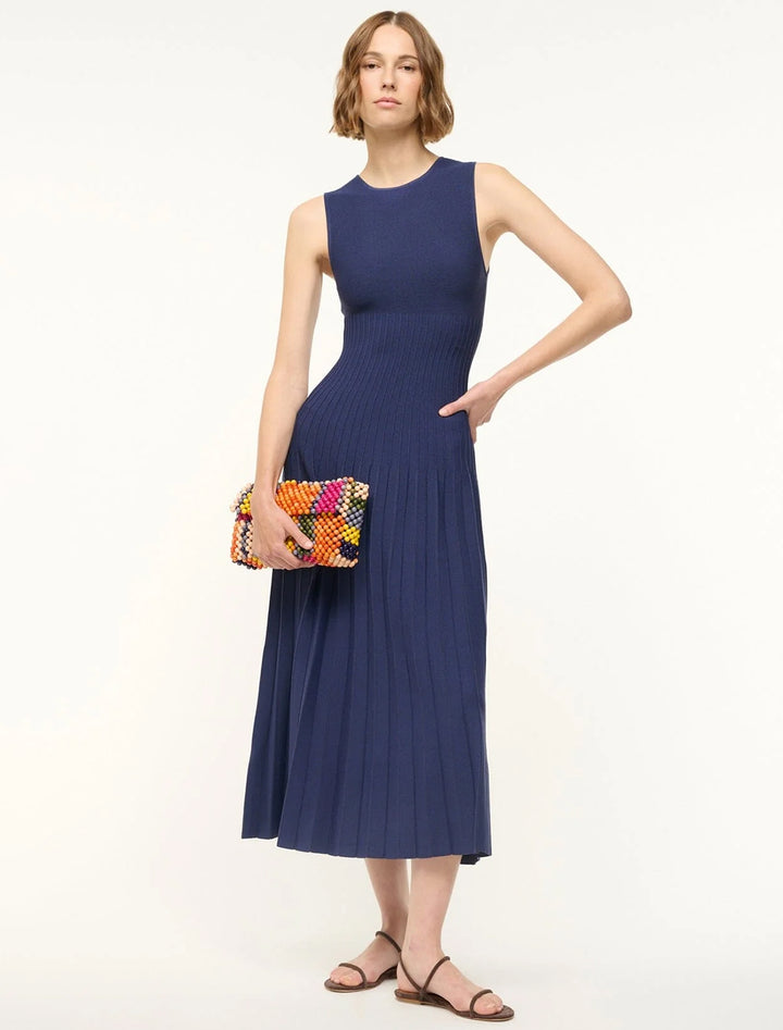 elyse dress in navy