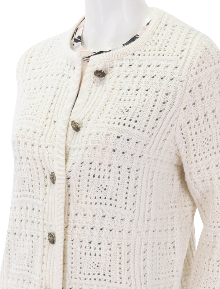 harry sweater jacket in ivory