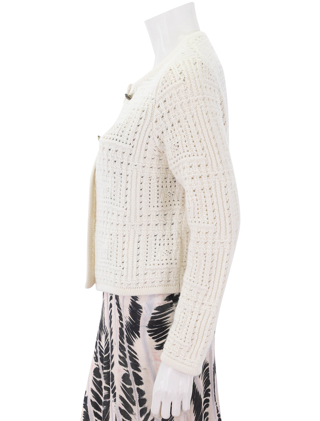 harry sweater jacket in ivory