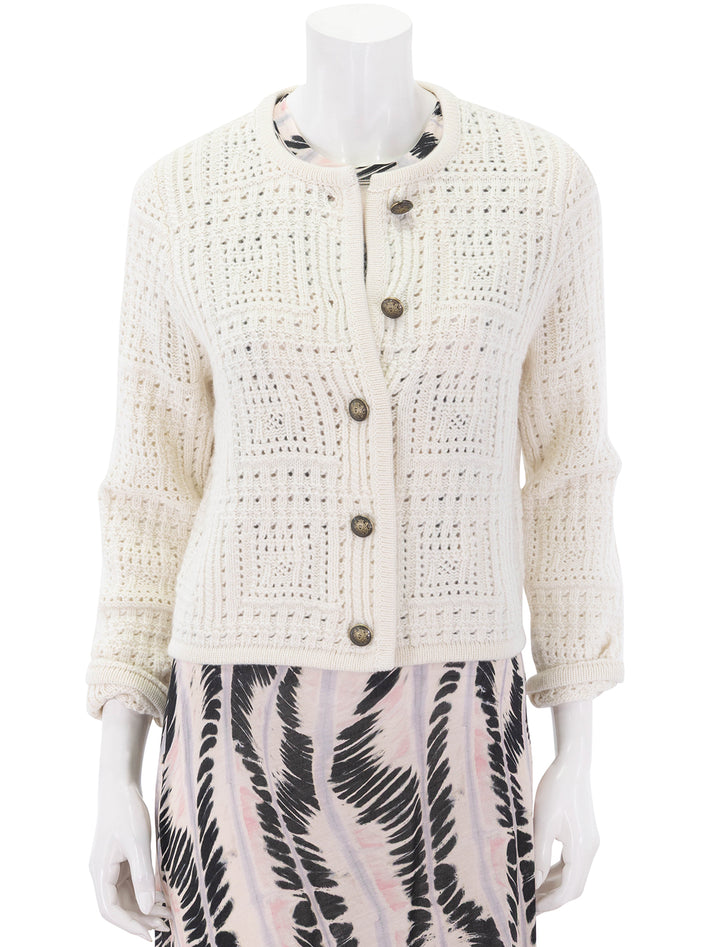 harry sweater jacket in ivory