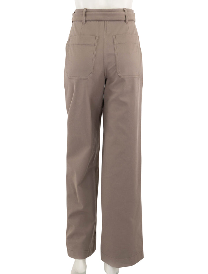 utility wide leg pant in walnut