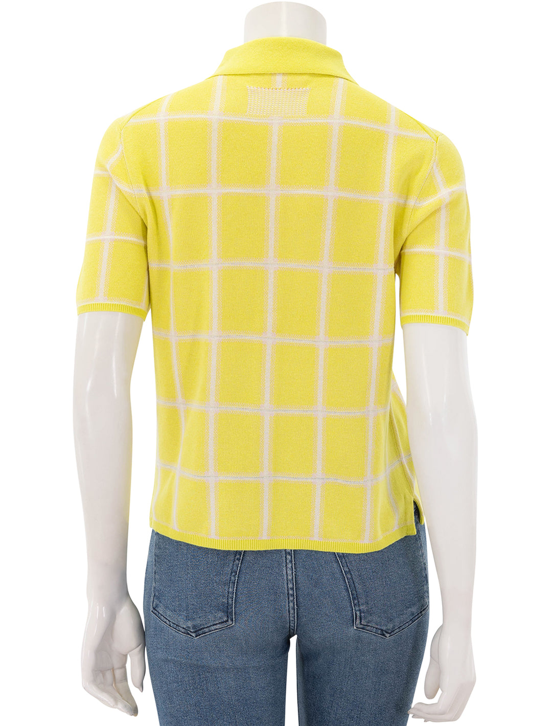 picnic plaid shirt in lemon