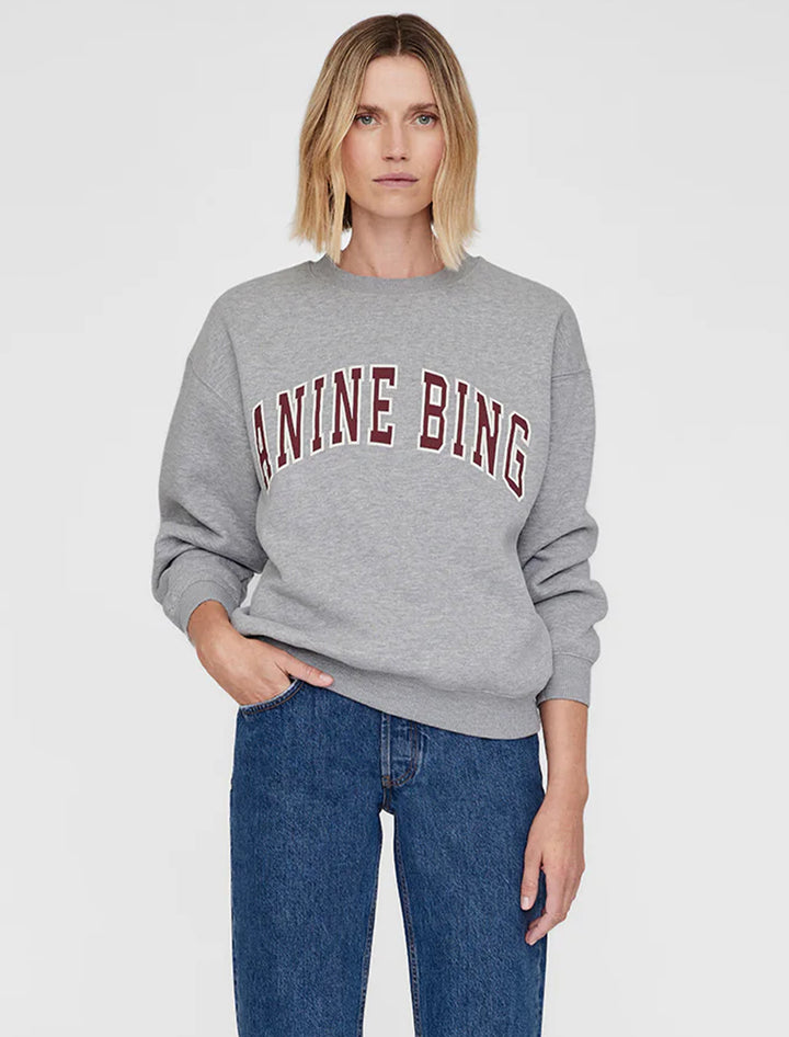 spencer sweatshirt in grey melange