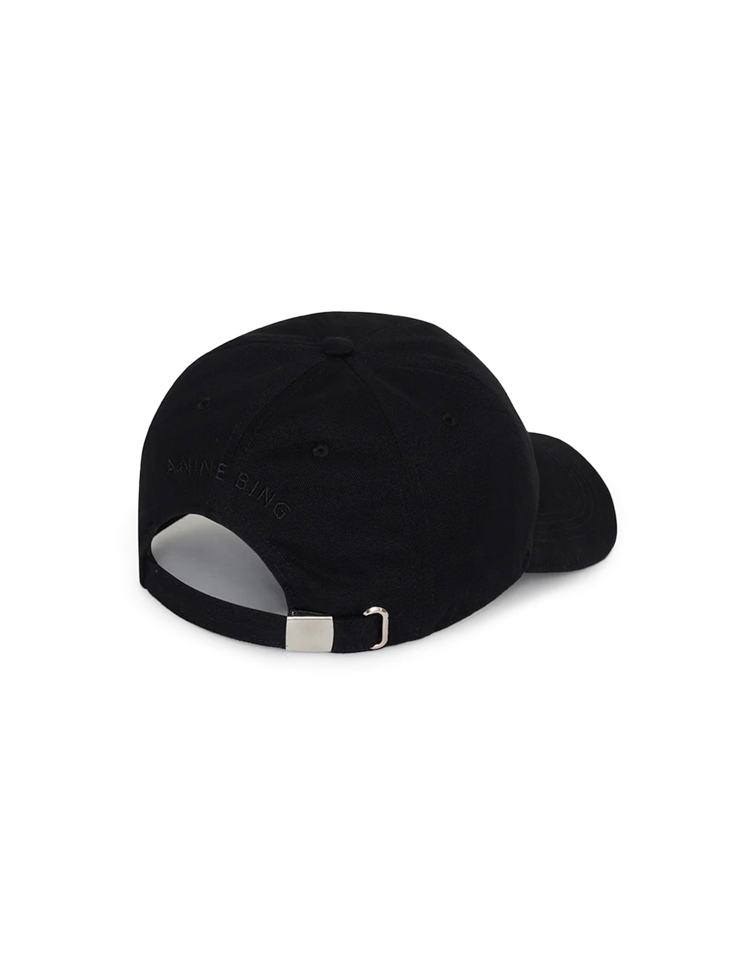 jeremy framed monogram baseball cap in black