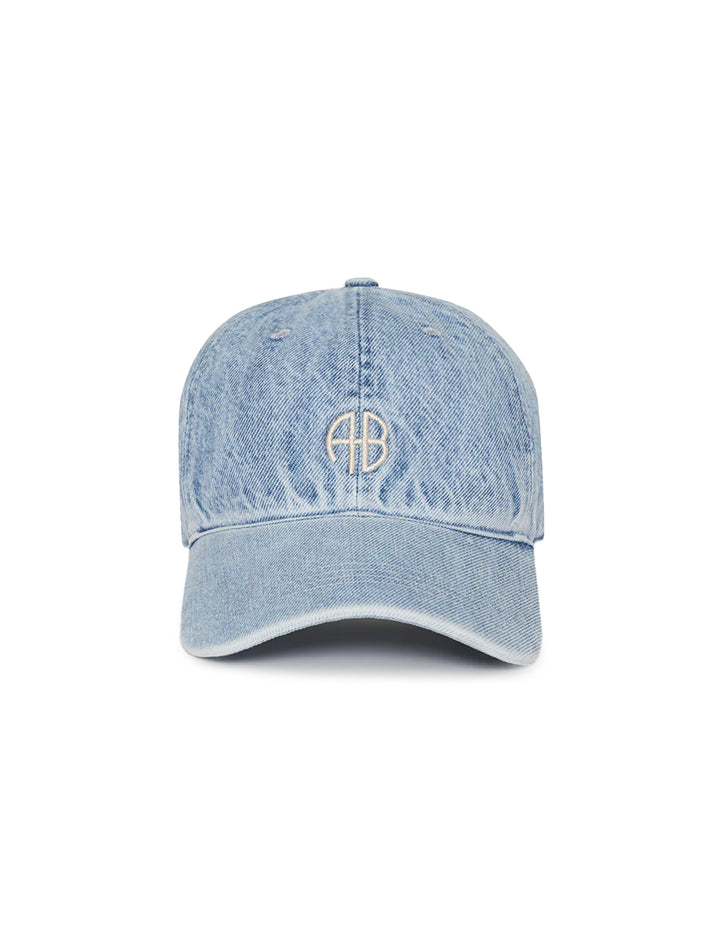 jeremy baseball cap in bleached denim