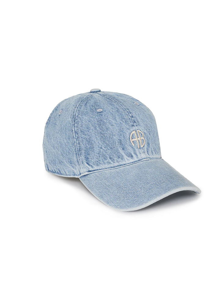 jeremy baseball cap in bleached denim