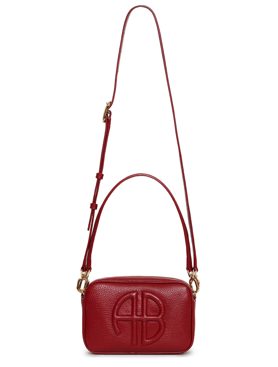 lili bag in red pebbled