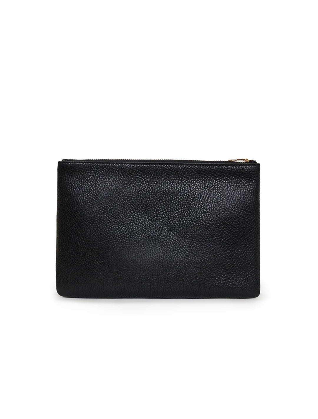 lili pouch in black pebbled