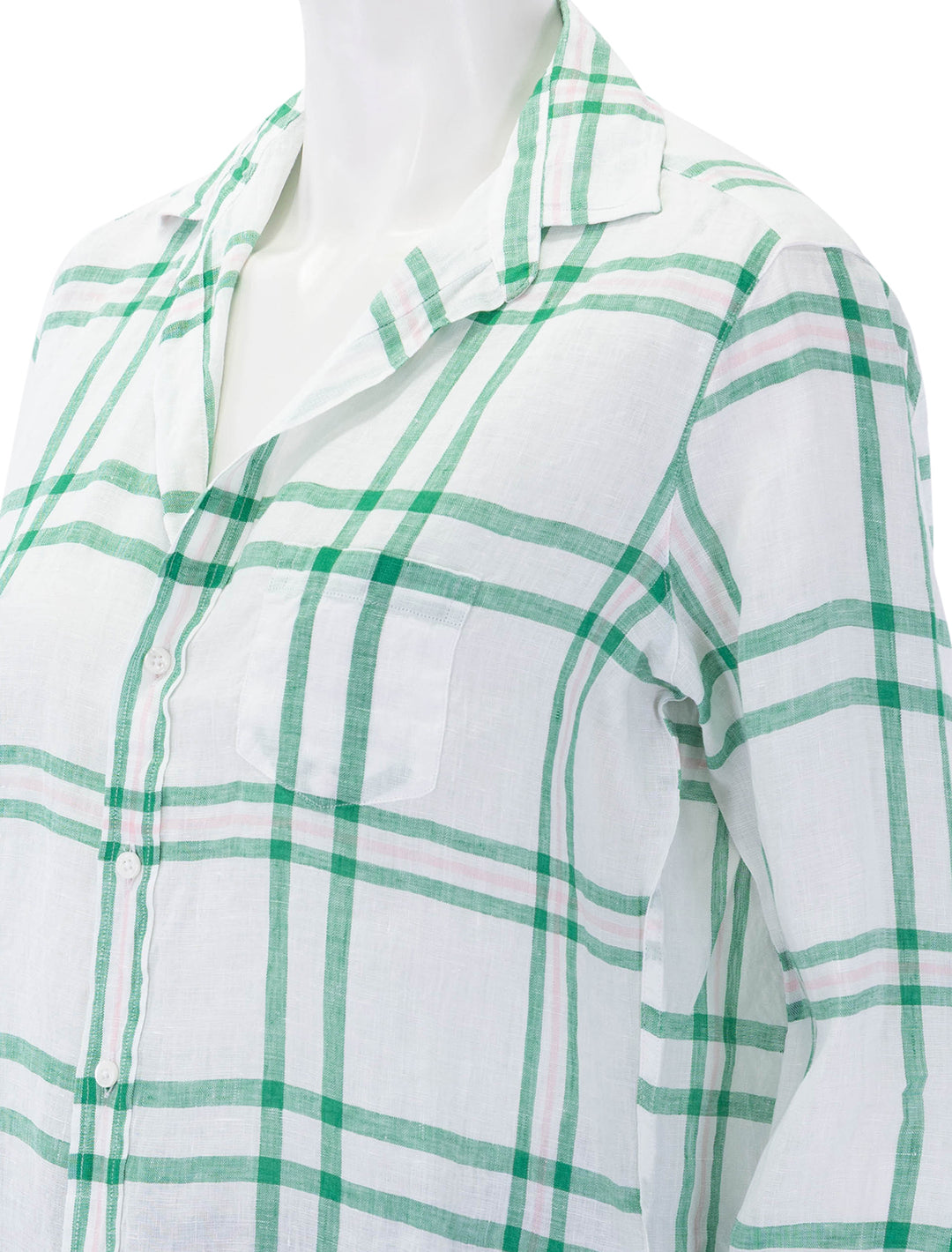 eileen in green and pink plaid