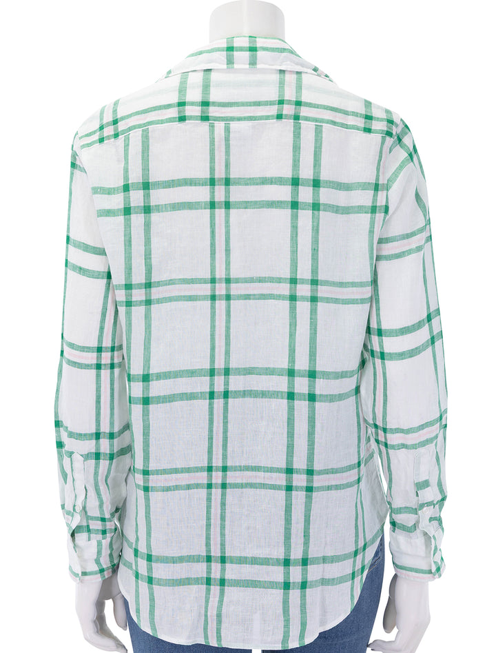 eileen in green and pink plaid