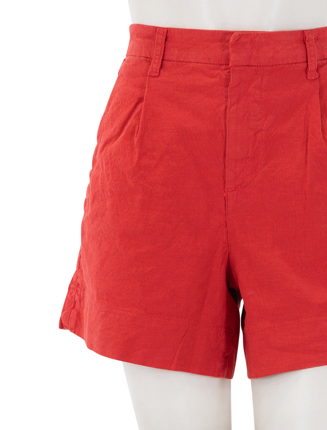 walking shorts in double decker red