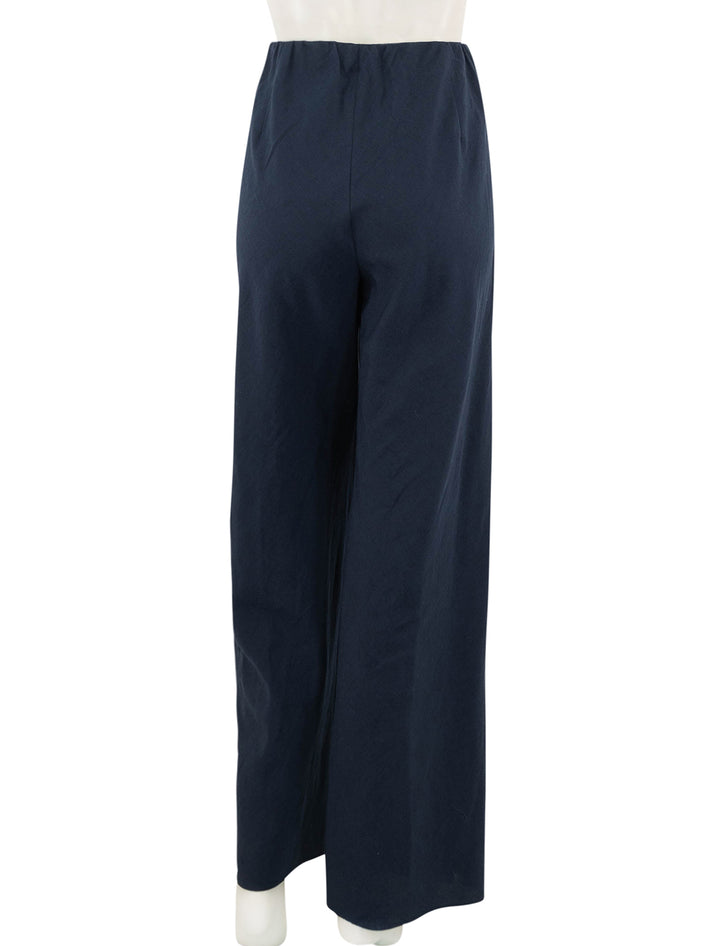 high waist cotton bias pant in coastal