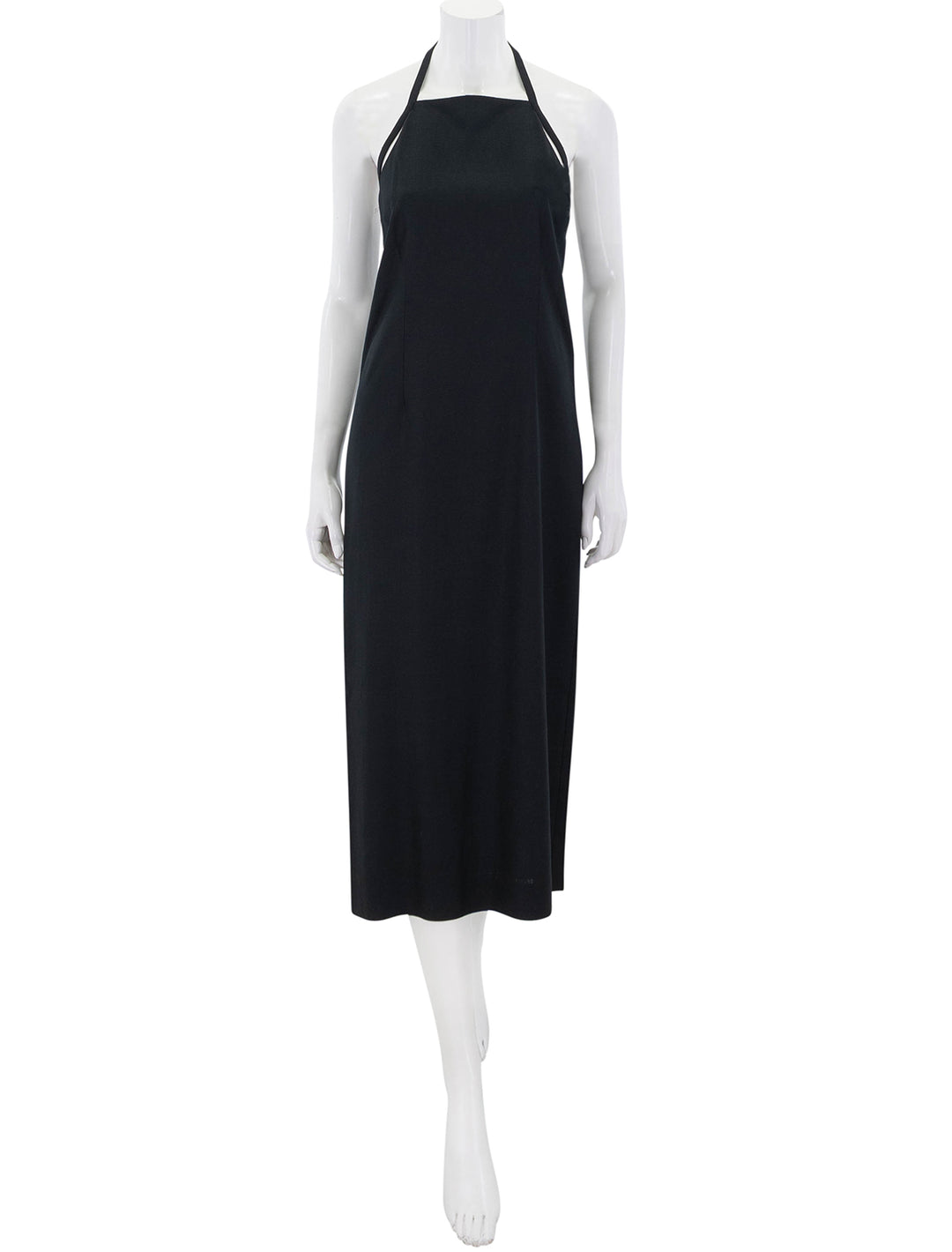 Women's Apron Halter Dress, Black, Size 4 | Vince Women's Apron Halter Dress, Black, Size 4 | Vince