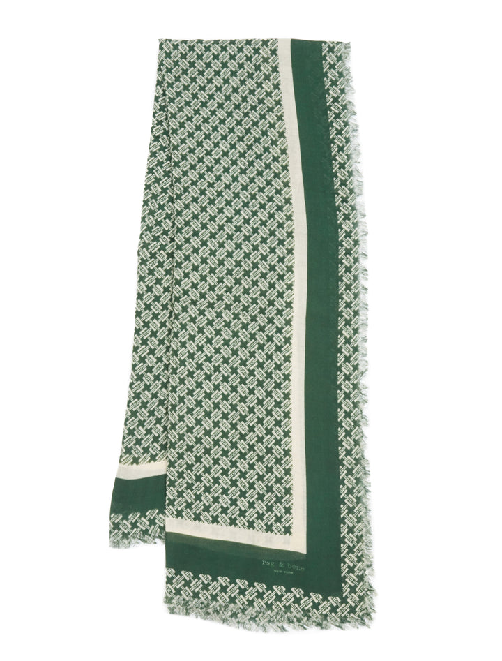 mira scarf in green