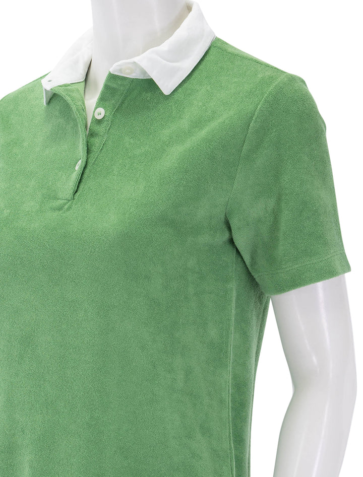 the terry polo in avocado