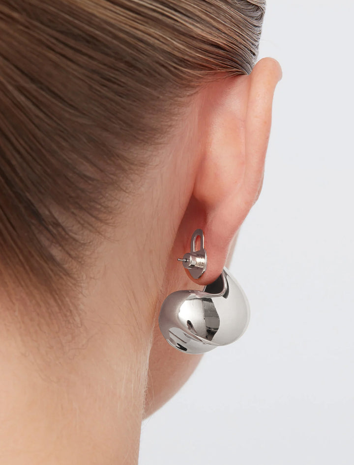 lobe lifting earrings backs in silver