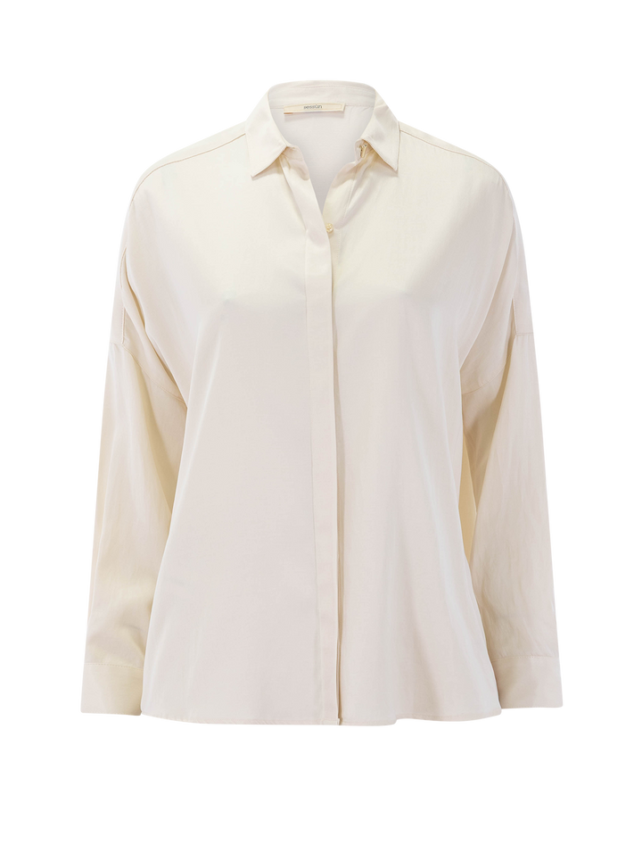 lady d blouse in fleur de sel